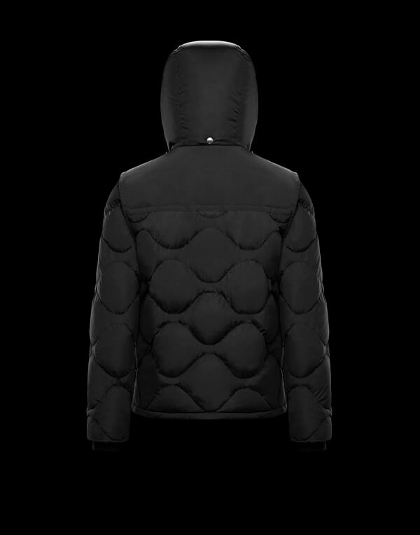 MONCLER モンクレールスーパーコピー ★2018AW新作★ロゴワッペン付フーディ★黒